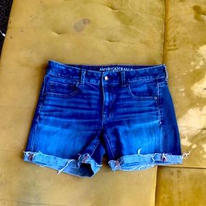 Jean shorts   Color, Blue